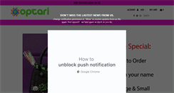 Desktop Screenshot of optari.com